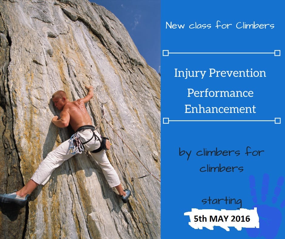 Injury prevention, core improvement course for climbing
